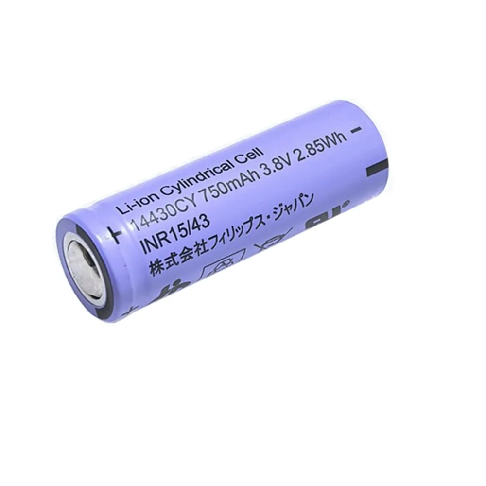 14430 Battery 3.8V 750mAh Rechargeable Lithium Batteries 14430CY for Shaver Speakers Massager Sprayer Beauty Instrument Mouse