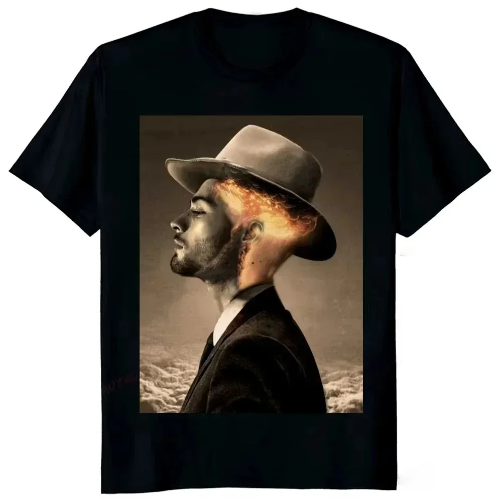 

Room Under The Stairs 2025 Rapper Zayn Malik T-shirt O-Neck Short Sleeve Fans Gift Top Tee Casual Men's Women Clothing