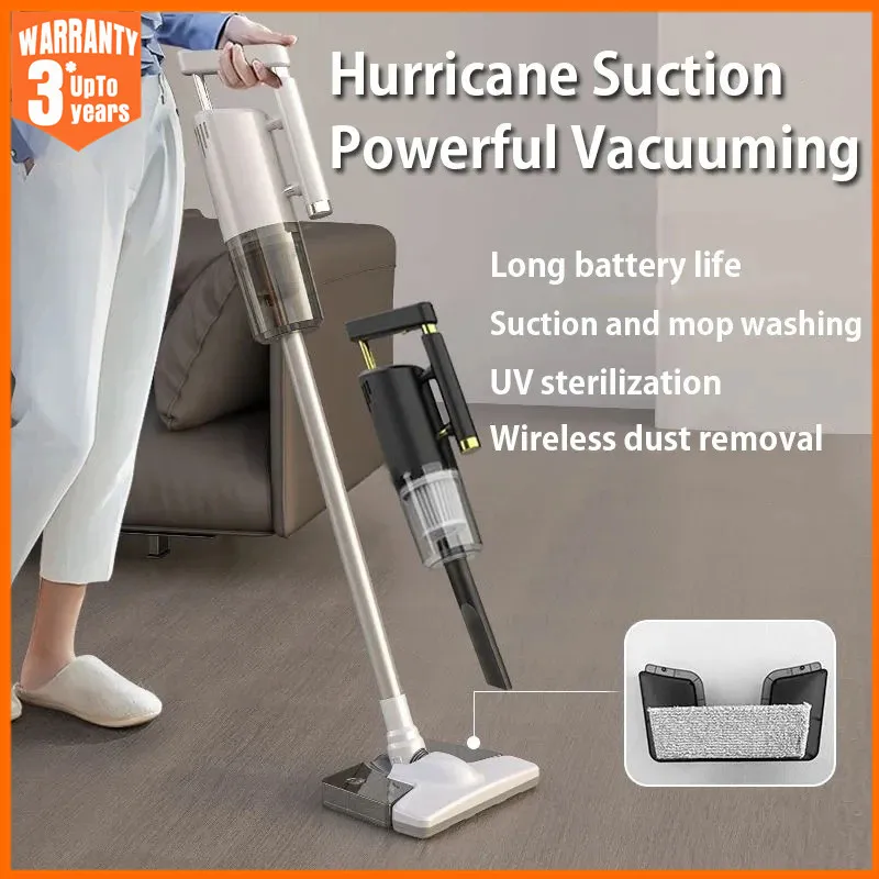 USB Rechargeable 5 in 1 Wireless Handheld Vacuum Cleaner Home Floor Cleaning Machine With Water Tank Home Car Vacuum Cleaner