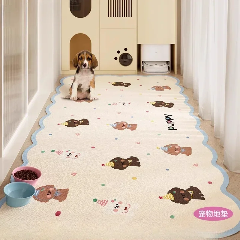 

Pet-specific pvc waterproof and anti-urine floor mat dog fence pad dog kennel non-slip carpet does not prevent scratching