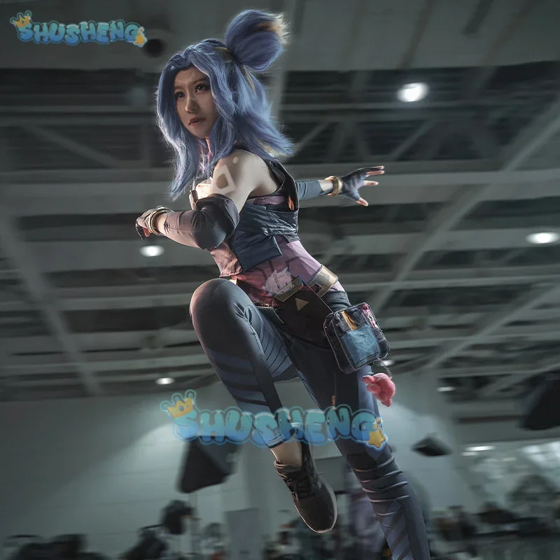 

CosplayGame VALORANT Neon Tala Nicole Dimaapi Valdez Cosplay Costume Wigs, jackets, accessories Halloween Party Handsome Woman m