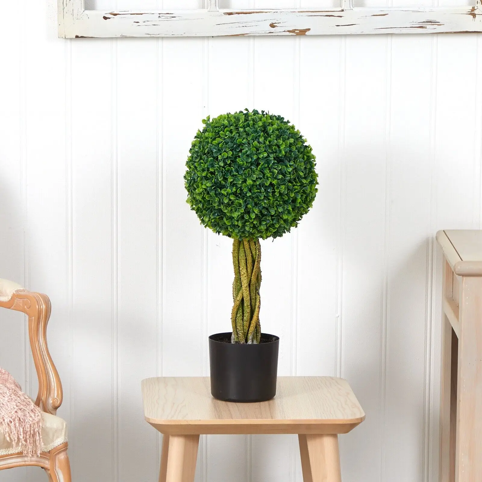 

2-футовый шарик из самшита, искусственное дерево, УФ (в помещении/на открытом воздухе).