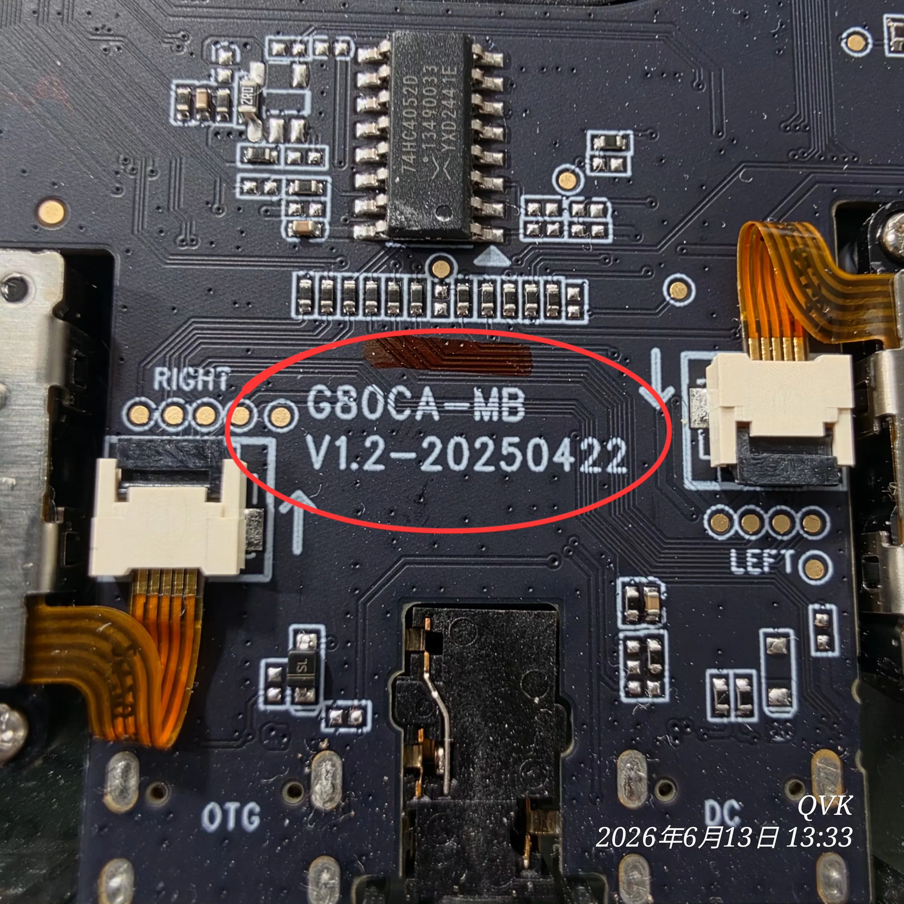 Compatible motherboard model G80CA-MB V1.2-20250422 R35S R36S Game Console Screen LCD Display without Replacement Part