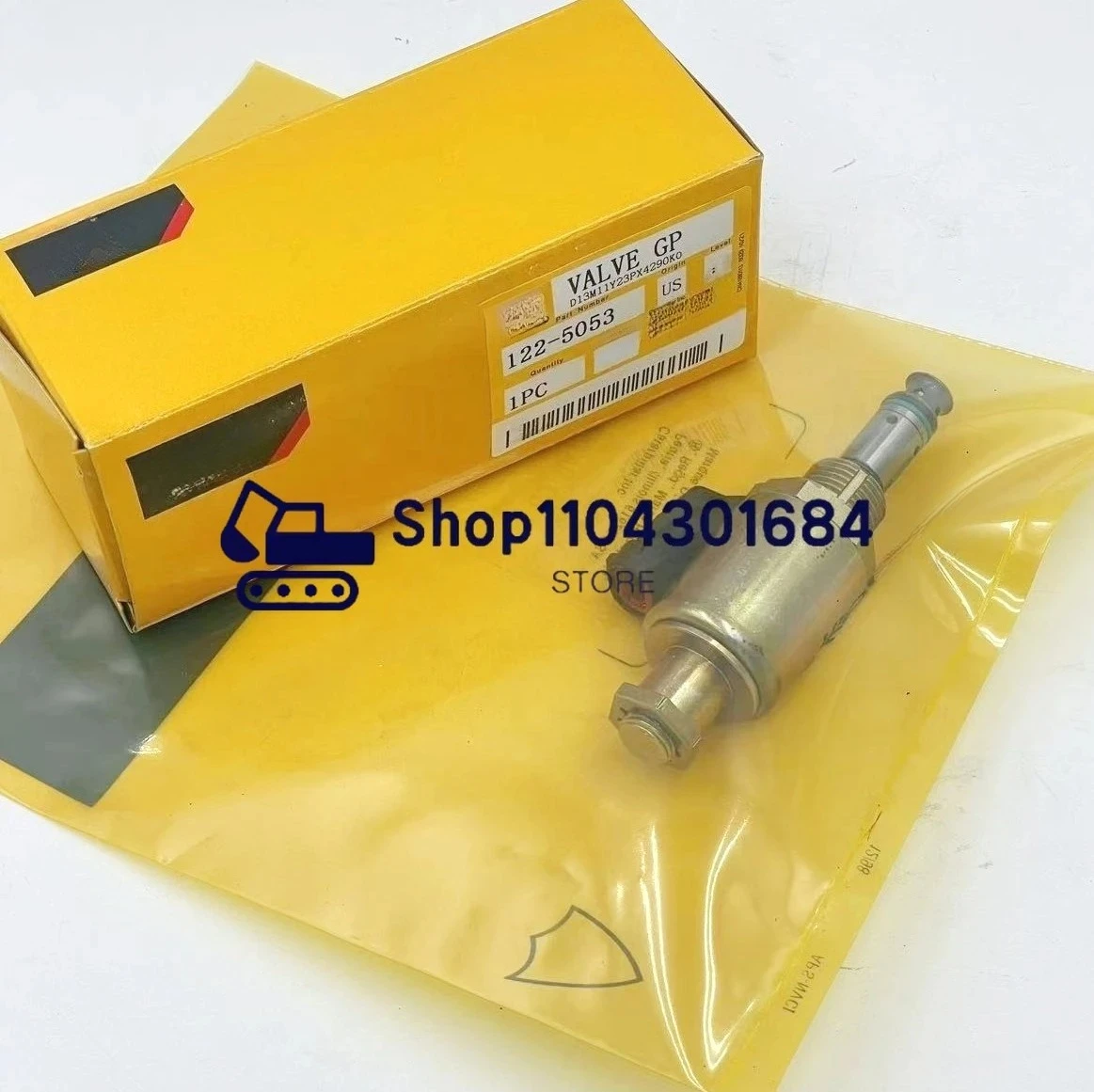 122-5053 1225053 Stop Solenoid Valve for 322C 325C E325C E322C 570B 580B 3126B Solenoid