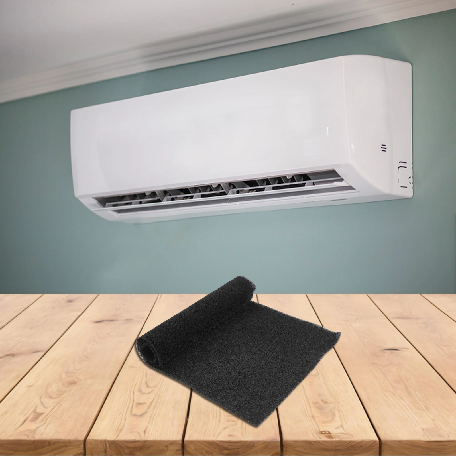 1 meter x 40cm Cotton Filter Sponge Sheet Replacement for Air Conditioning Units Range Hoods Furnace and Vent Filters