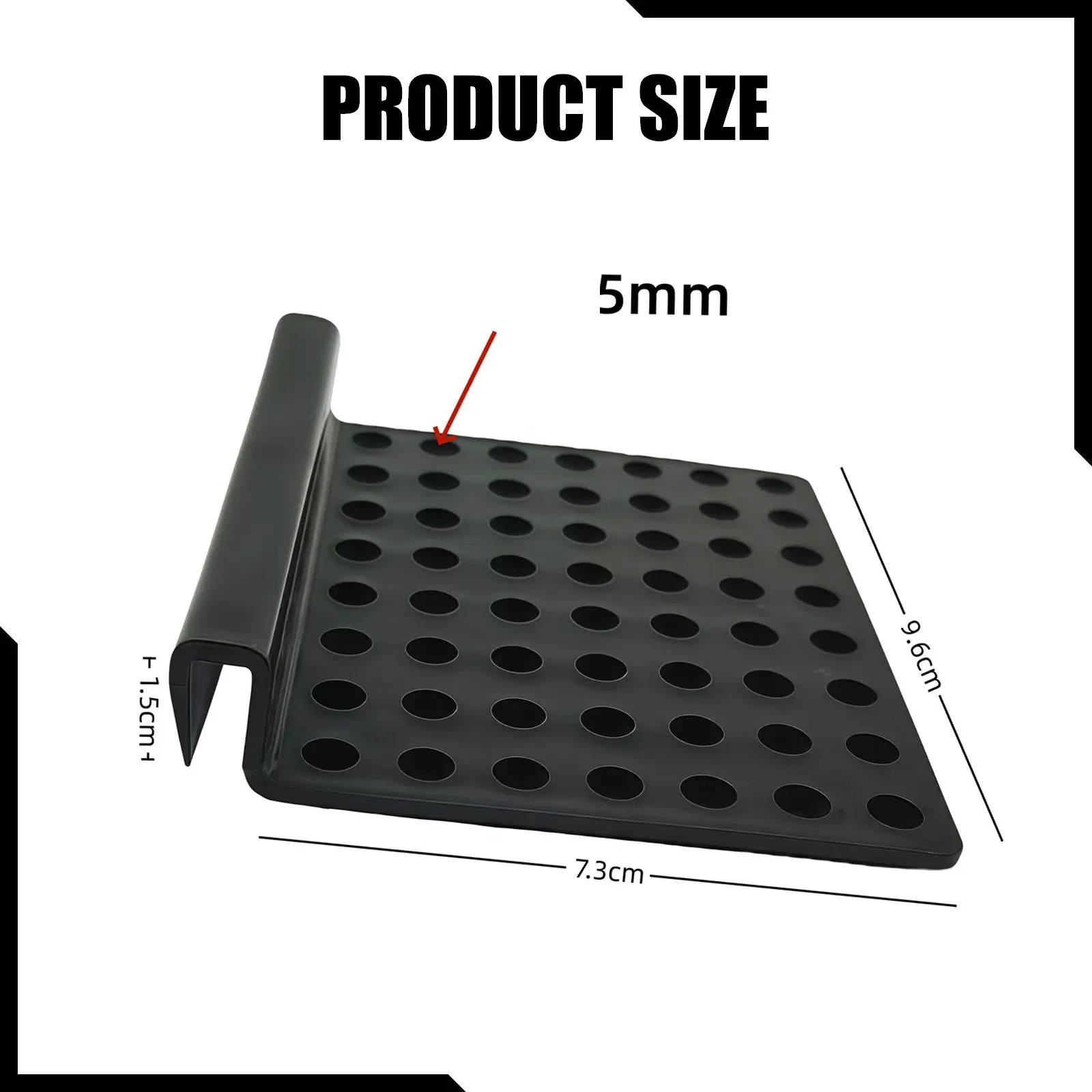 Aquarium Filter Plate Set 5 Pcs PP Baffle Slow Flow Quiet Operation External Fit for Fish Tank Care