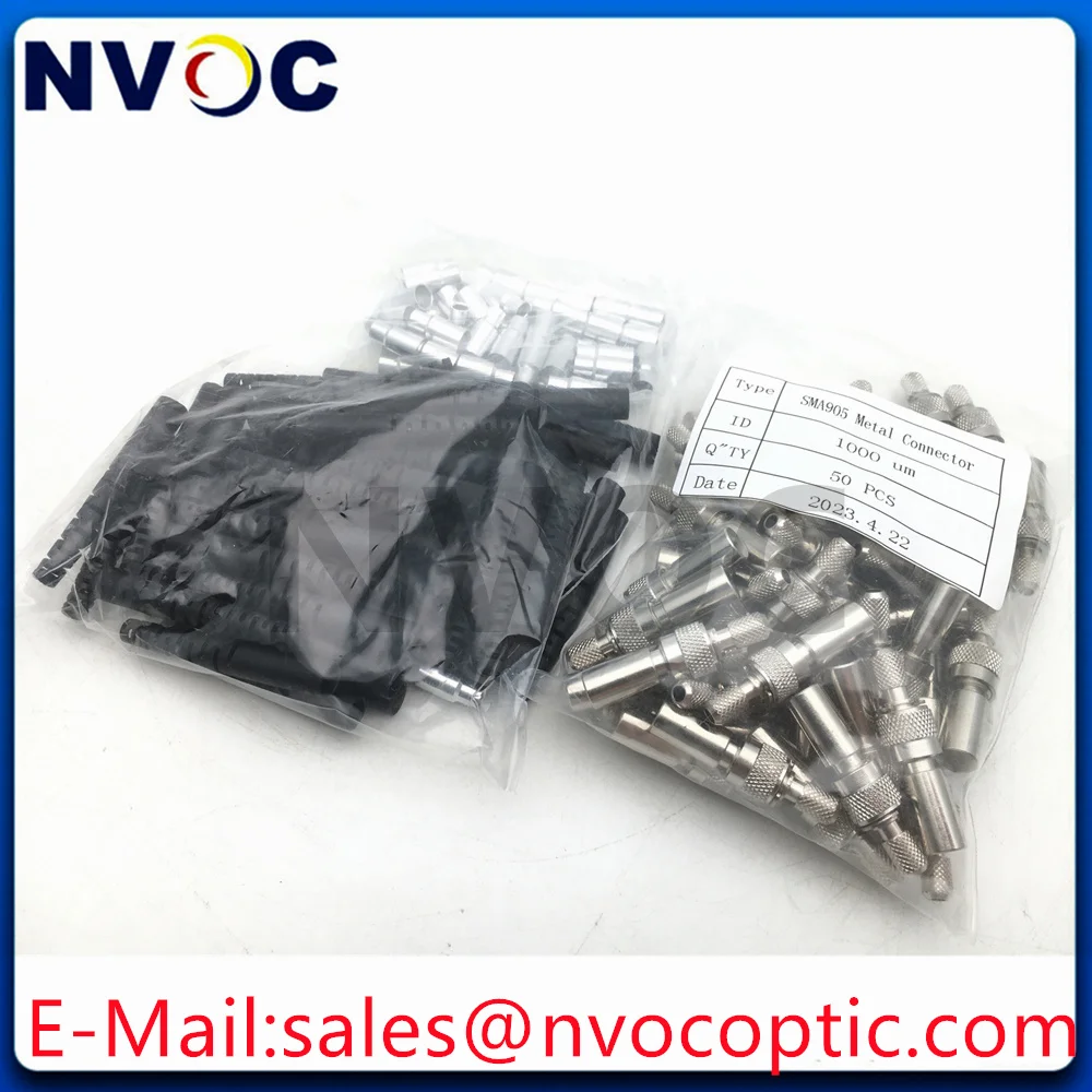 Big Diameter 1000um SMA905 Silica Core Metal Round/Hegaxon Type For Medical/Laser/Energy /3.0mm Patch Cord Cable 5PCS