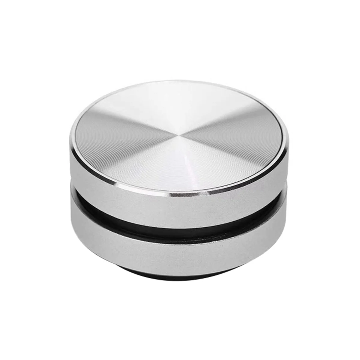 New Portable Mini Bluetooth Speaker Turns Anything Into A Speaker Wireless Bone Conduction Induction Vibration (Silver)