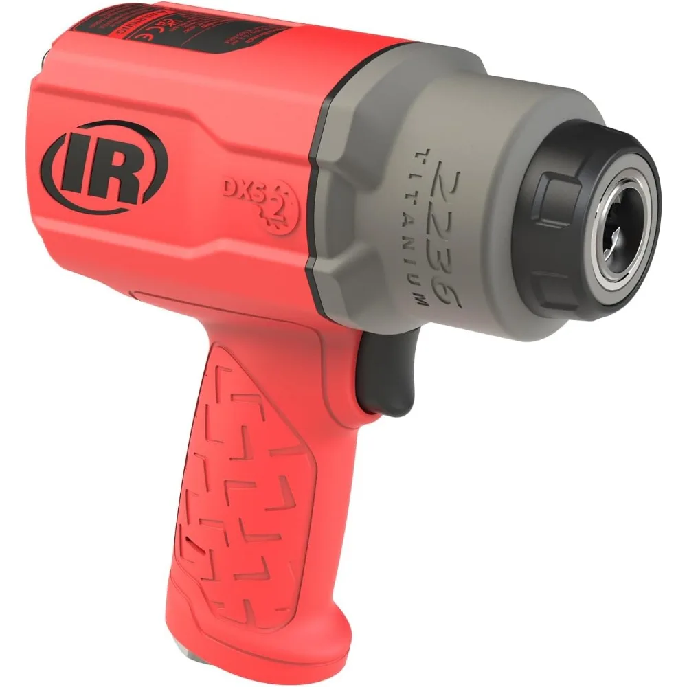 2236QTIMAX-R DXS2  Air Impact Wrench, Quiet, 1500 ft-lb Torque, Titanium Hammercase