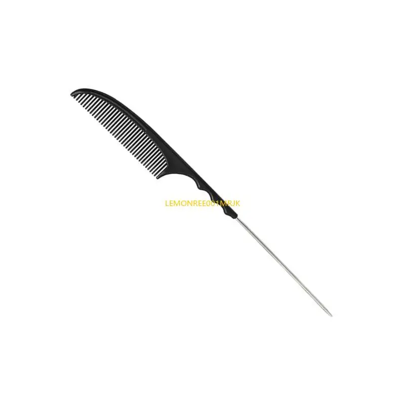 

M4YA Pin Tail Comb Hairdressing Combs Detangling Comb Carbon Fiber Teasing Comb Hair Accessories for Wet and Dry Hair