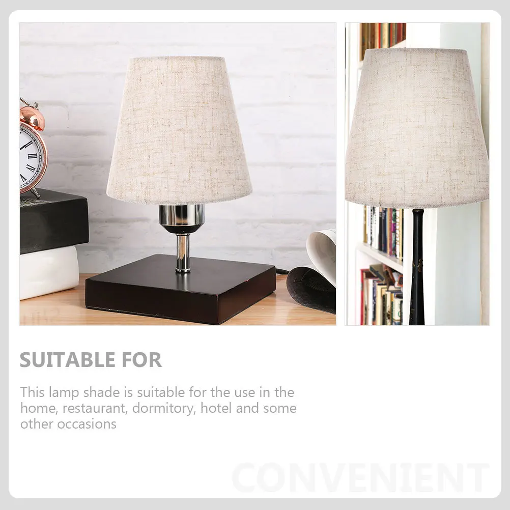 

2pcs Lamp Accessories Cloth Craft Cover For Indoor Desk Floor Light Home Hotel Cloth Craft Lamp Cover Dorm Decor Dustproof
