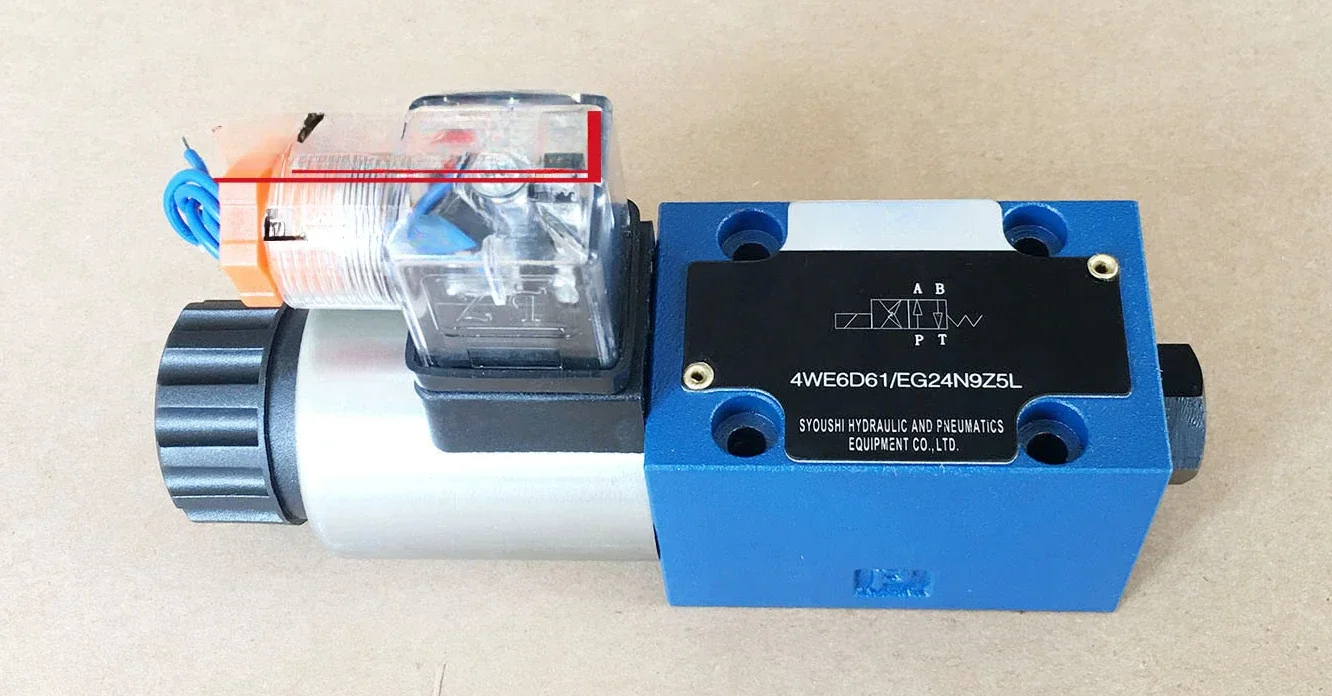 Electromagnetic directional valve 4WE6D-50/AG24NZ5L, spot directional valve 4WE6D-50/AG24NZ4