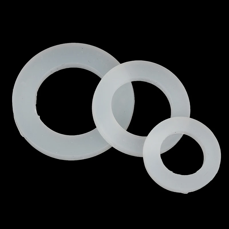 20Pcs 1/2" 3/4" 1" Rubber Flat Gasket O-Ring Seal Washer Ring Faucet Ring Flexible Hose Water Pipe Rubber Flat Pad