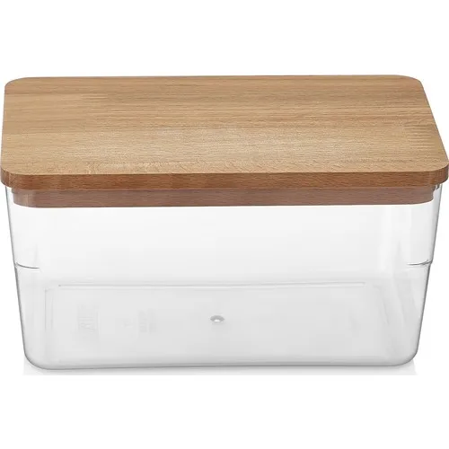 Sinbo Tab 1059-Wood Storage Container With Lid 1,7 Lt