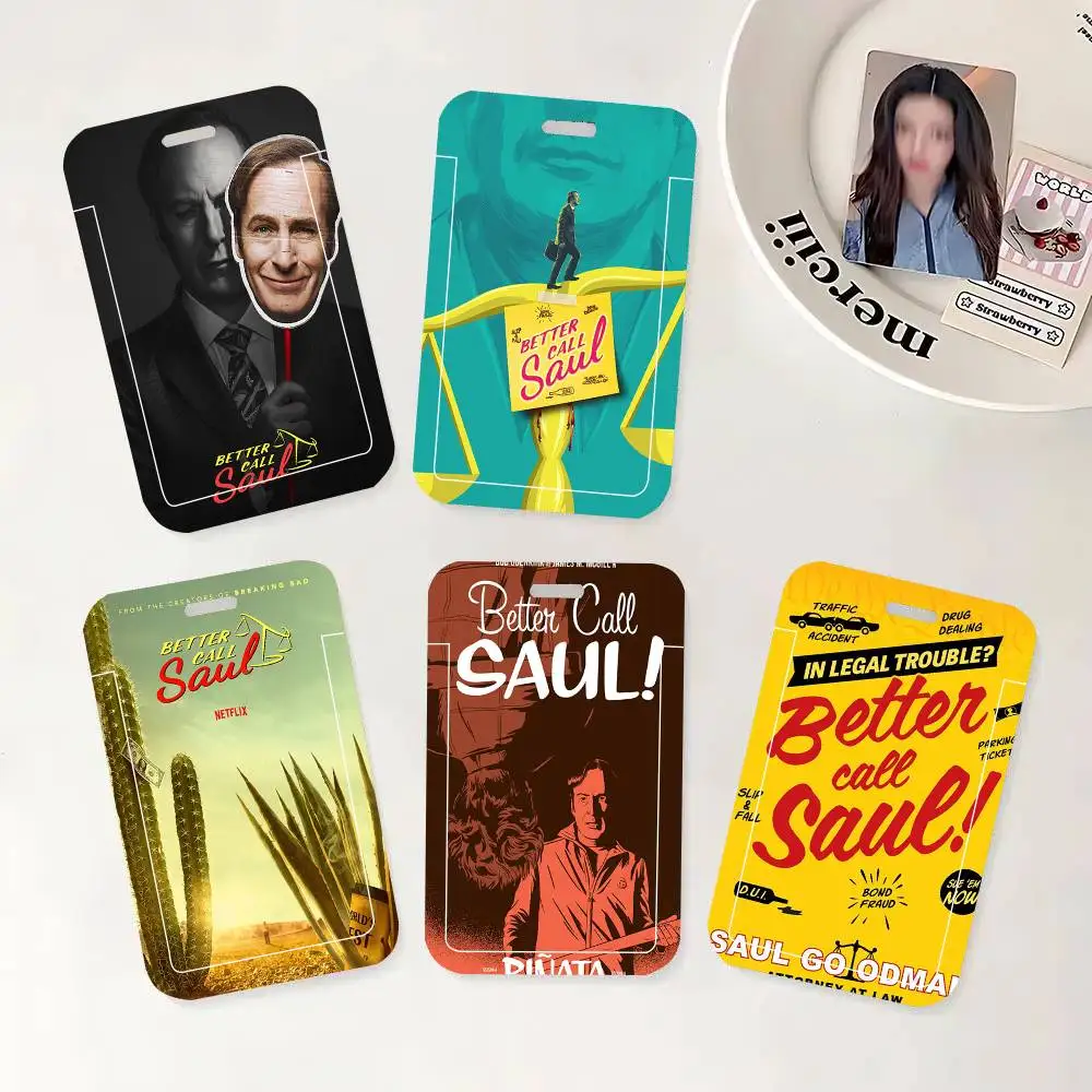 Better Call Saul TV Series Black Lanyard Card Holders Student Meal Cards And Campus Ids School