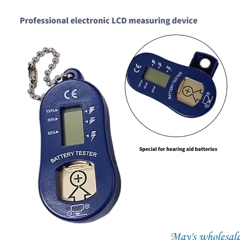 軽量の聴覚ヘルプバッテリーアナライザープラスチックバッテリーチェッカー旅行用448A