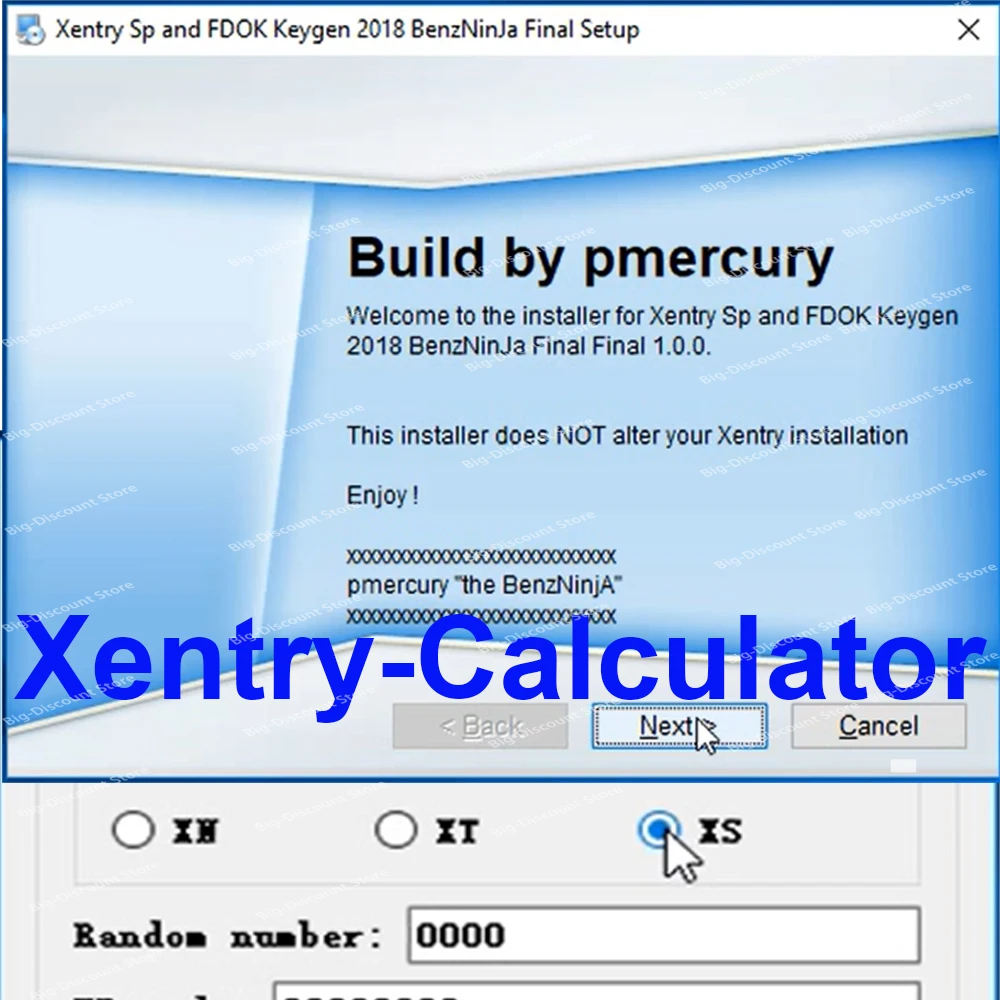 

For M-B Star For B-enz Hot Keygen Xentry Special Functions Calculator & FDOK VeDoc Calculator 2018 English version Car software