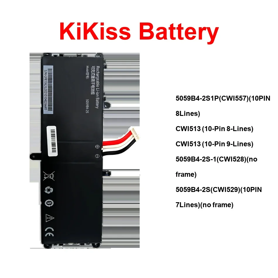 

CWI513 (10-контактный разъем для ноутбуков Chuwi Freebook, Gemibook, Herobook 13, 13.5, 14) — профессиональная батарея для ноутбуков