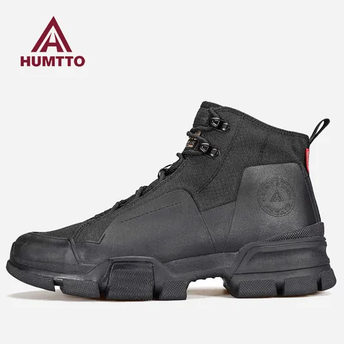 HUMTTO 남성 하이킹 신발, 겨울 야외 스포츠 클라이밍 전술 부츠, 사냥 신발, 따뜻한 여성 트레킹 작업 스니커즈 