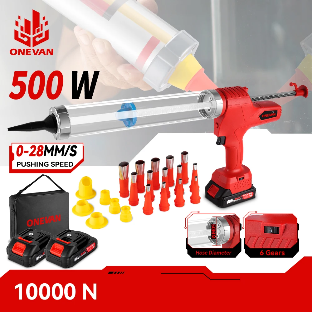 Makita – pistolet à calfeutrage électrique 10000N, 6 vitesses, pistolet à colle sans fil, verre, caoutchouc dur, scellant, outil électrique pour broche de batterie 18v