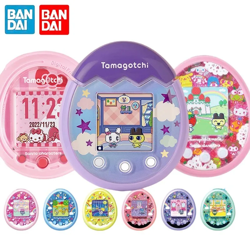 

Original Bandai Tamagotchii Meets Pix Electronic Pet Machine Color Screen Game Console Toys Kawaii Birthday Gifts