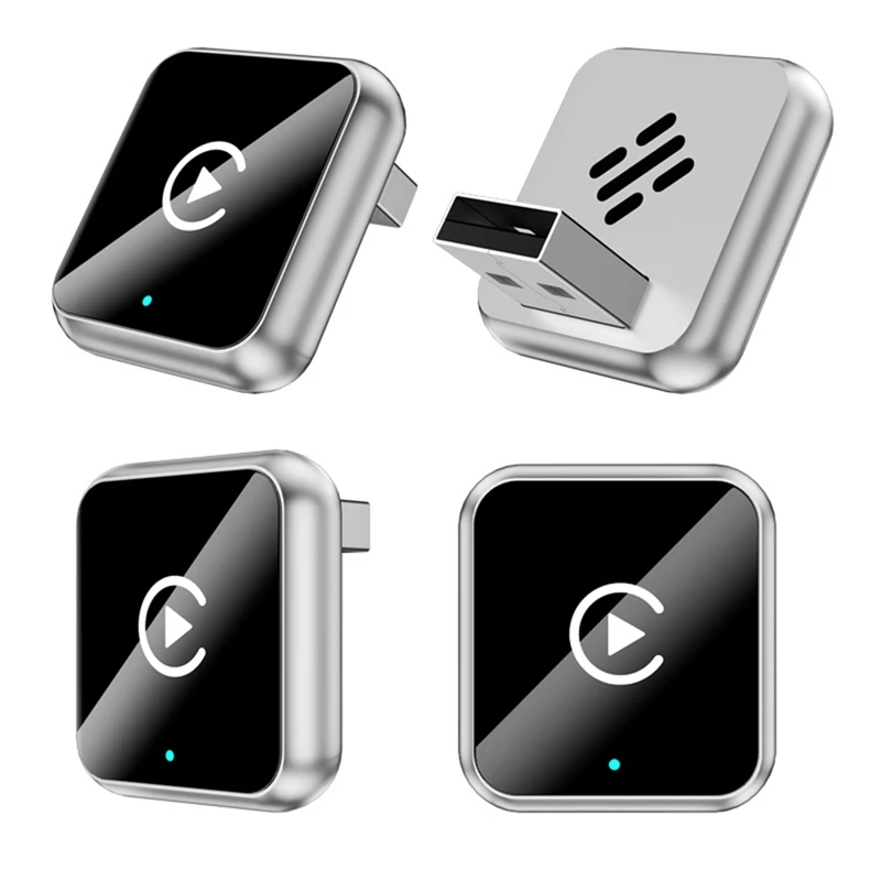 2in1 Wireless Carplay Adapter Smart AI Box Carplay/Android Auto USB Dongle Wired Carplay to Wireless Plug and Play B-A69M