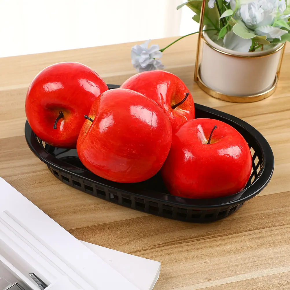 Cestas de comida multifunción, cestas de plástico reutilizables para aperitivos, accesorios de cocina compactos portátiles para el hogar, Color brillante, 12 Uds.