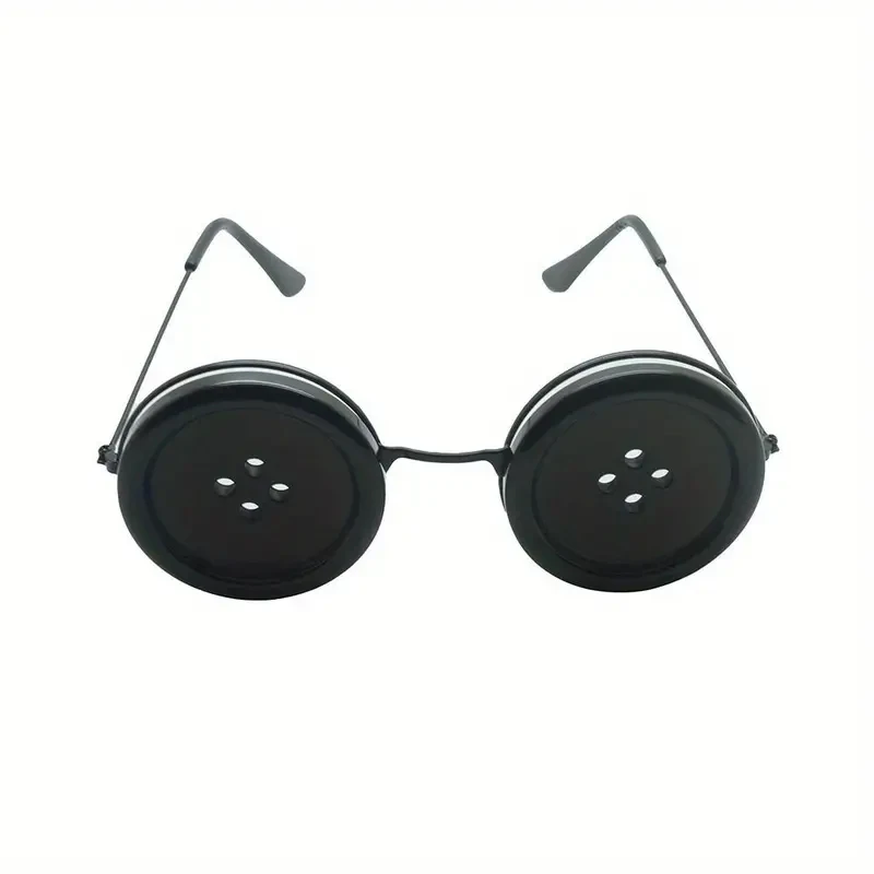 1 Stück, Knopfbrille – Cosplay, Halloween-Kostümzubehör, Anime-Cosplay-Requisiten. – Detail 6