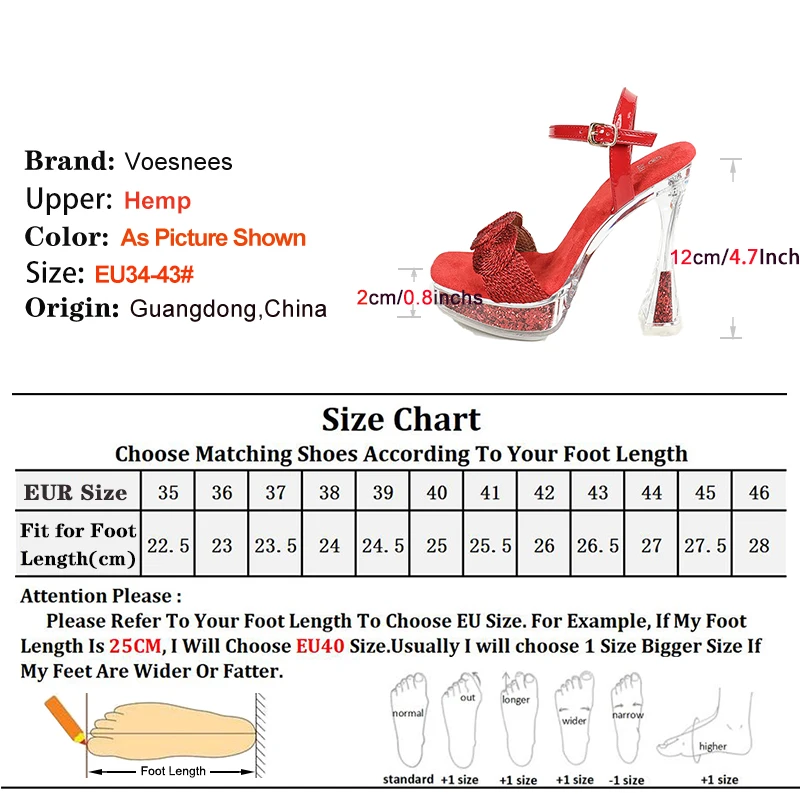 Elegant Women\'s Shoes 12CM Buckle Strap High Heels Waterproof Platform Summer Party Dress Shoes Thick Bottom Sandals For Lady