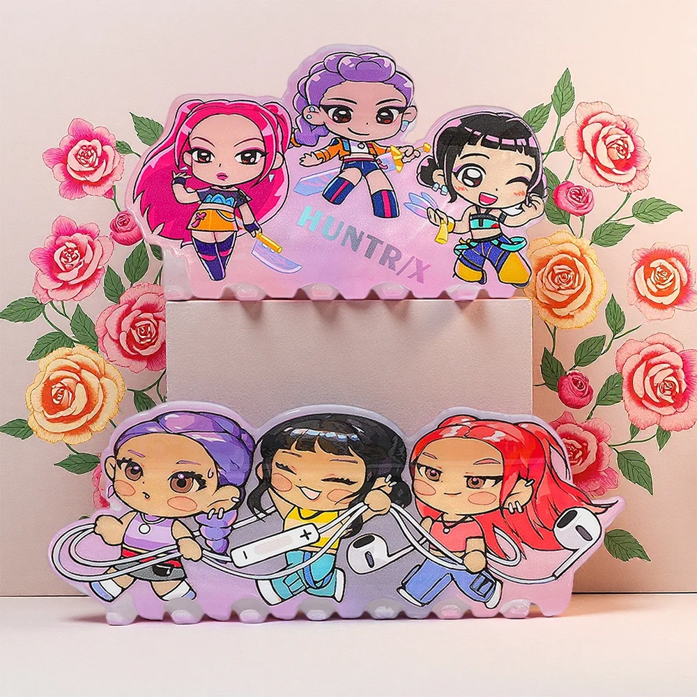 

1 шт./2 шт., милые женские когти для волос с героями мультфильмов, многофункциональные аксессуары для волос, когти для волос