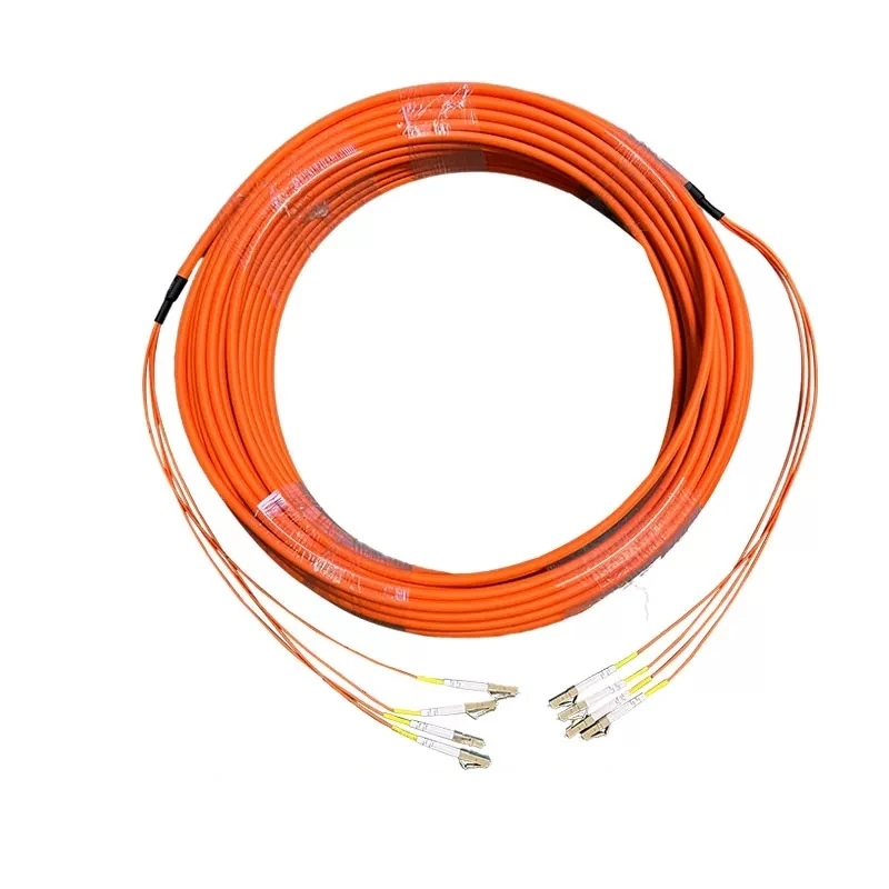 الألياف patchcord حزمة OM2 12 4 6 8 24 النوى LC-LC 5m-50m 20m10m5m30m الطائر SC FC ST E2000 مللي متر التصحيح البصري الرصاص 4C8C12C ELINK