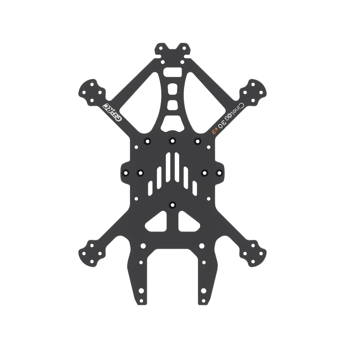 GEPRC GEP-CL30 V3 3 Inch Carbon Fiber FPV Frame High Stability Compatible DJI O4 Indoor Outdoor Cinematic Drone Replacement Part view 2