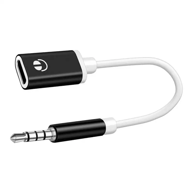 Type C Earphone Adapter 3.5mm Male To Type-C Female Headphone Aux Cable Converter Type-C Converter Earphone Adapter