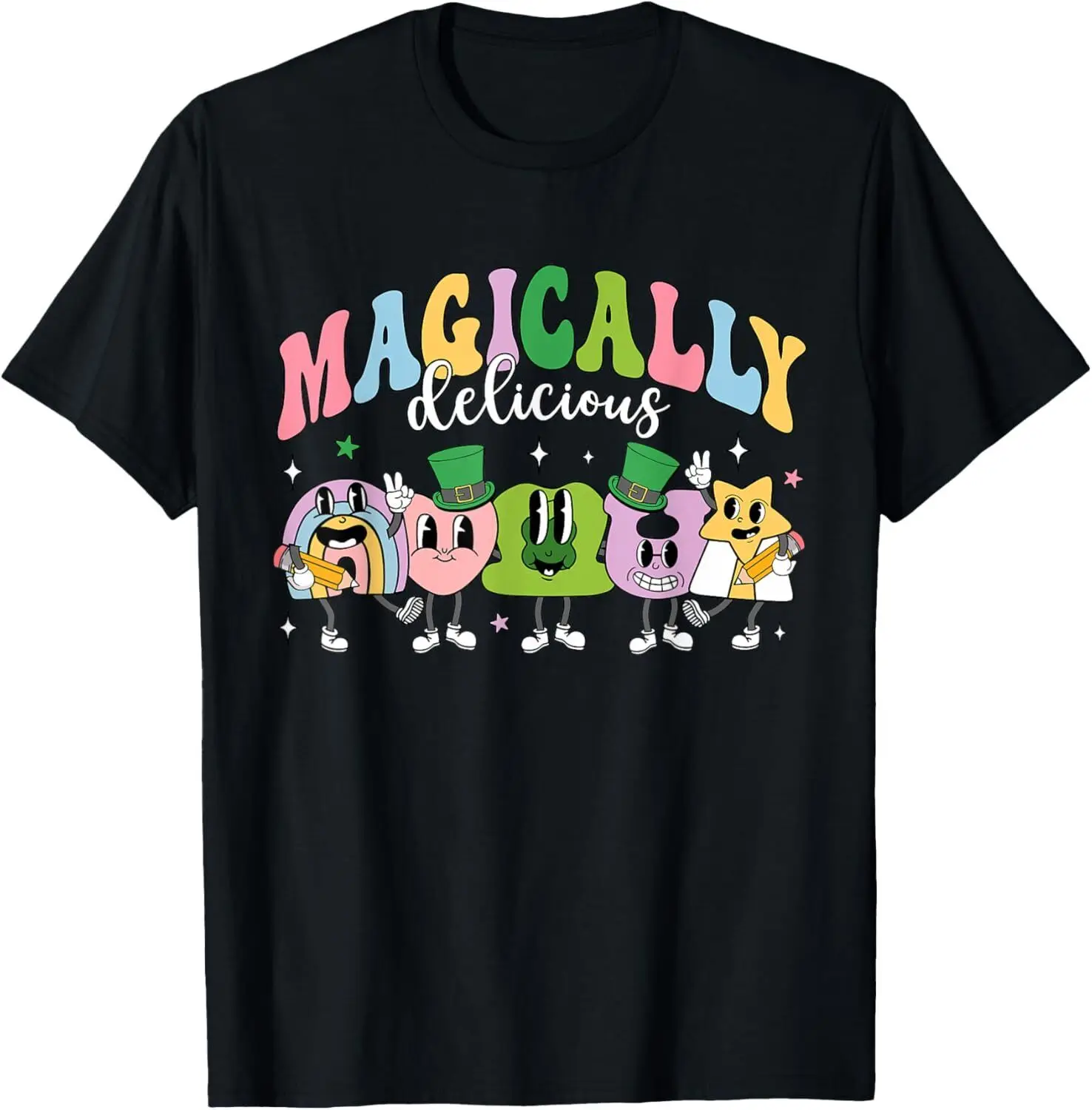 Lucky Cereal Marshmallow Shapes Magically Charms Delicious T-Shirt Hoodie