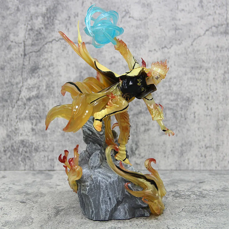 Naruto Ten Years Hundred Ninjas Studio Nine Lamas Naruto Nine Tailed Naruto Handmade Gk Model Collection Decoration