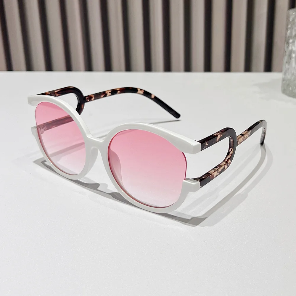 

Round big frame personality Y2K Future Wind Elements Color sunglasses Cross border men and women fashion design sunglasses