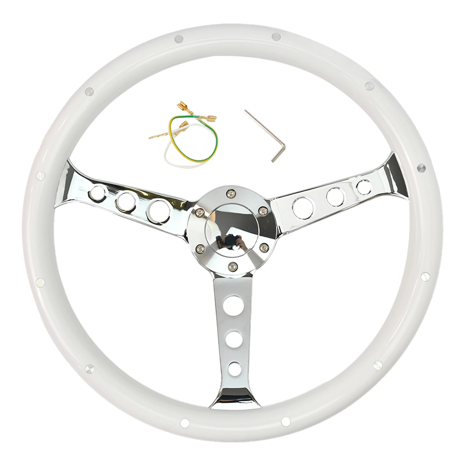 

380mm ABS General Motors steering wheel 63mm deep auto steering wheel