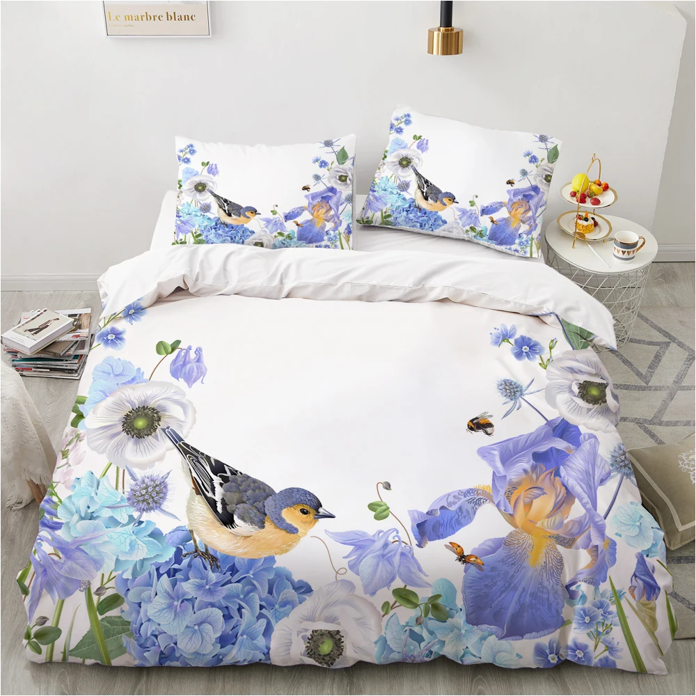 Luxury 3D Bedding Set Europe Queen King Double Duvet Cover Set Bed Linen Comfortable Blanket/Quilt Cover Bed Set Nordic Colour