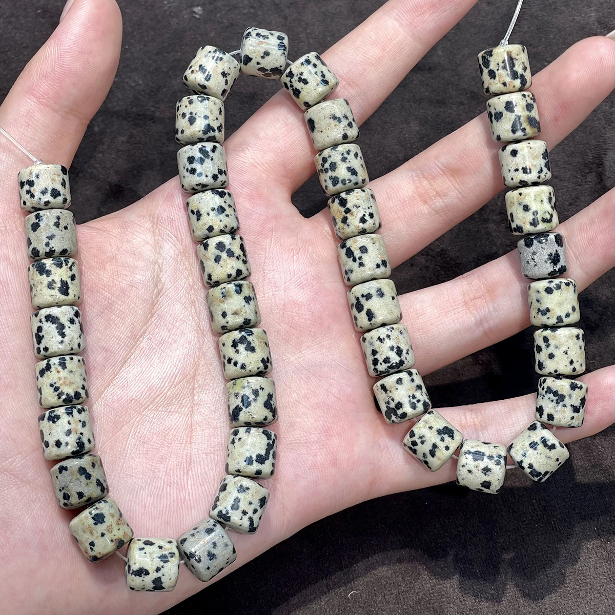 40 Stück 10mm Halbfertige Fassförmige Perlen Natürliche Kristallperlen für Schmuckherstellung DIY Halsketten Armbänder und Accessoires – Detail 23