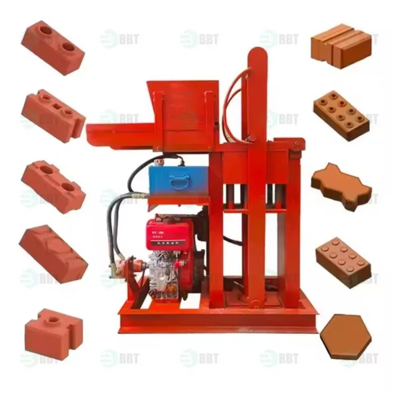 Hydraulic Clay Ecological Block Making Machine Brick Making Machinery Clay Block Molding Machine