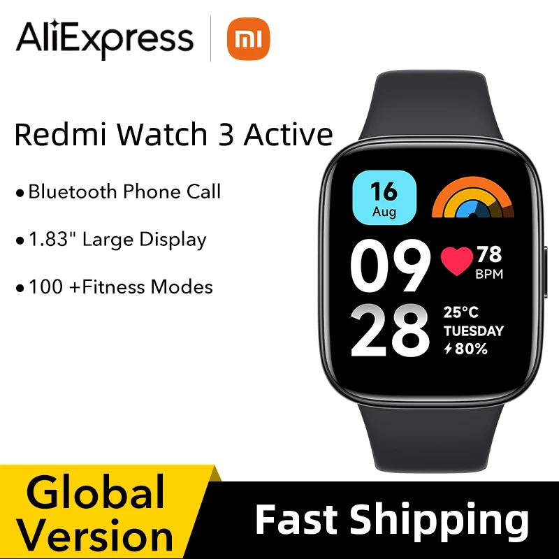 In stock Global Version Xiaomi Redmi Watch 3Active 1.83