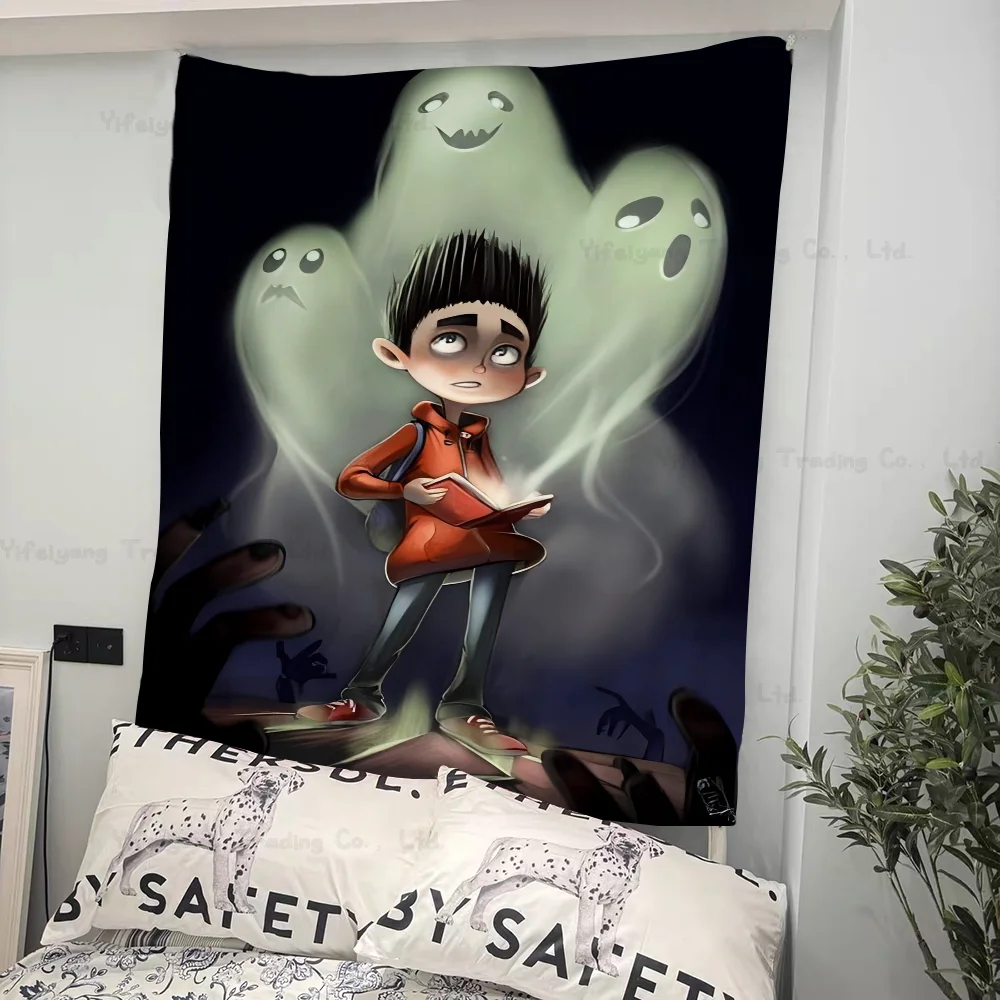 

Horror Cartoon Movie Paranorman Hanging Bohemian Tapestry Bohemian Wall Tapestries Mandala Cheap Hippie Wall Hanging