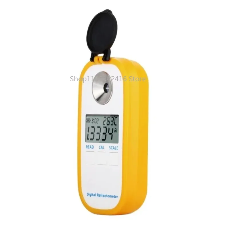 Auto Digital Refractometer, 0-92% Brix Handheld Sugar Honey Tester with ATC Portable Precision Measuring Instrument for Lab Use