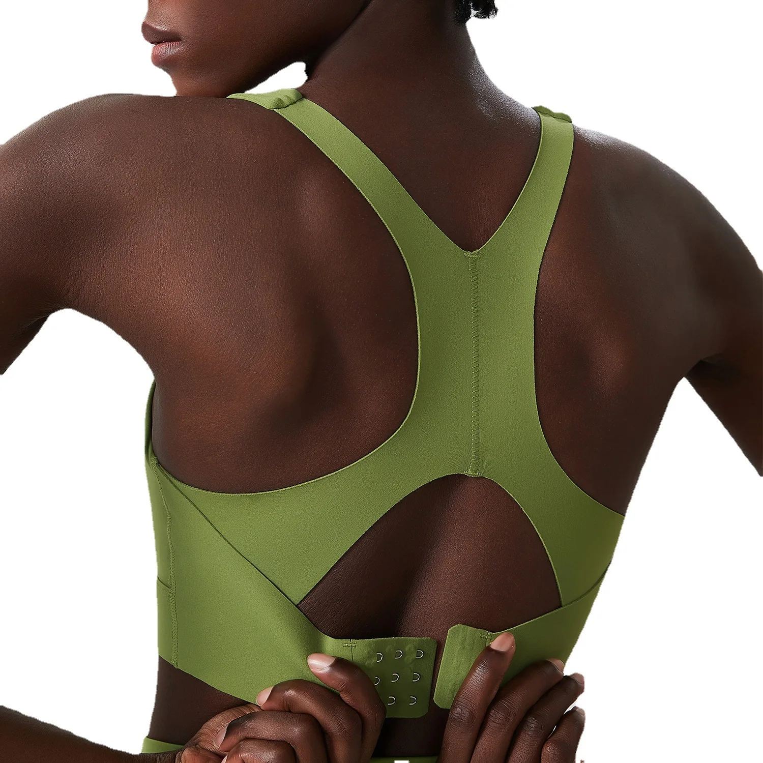 

Maxdutti Breathing Cup Sports Bra, European And American Plus Size Sports Bra, One-piece Chest Cup, Yoga And Fitness Bra