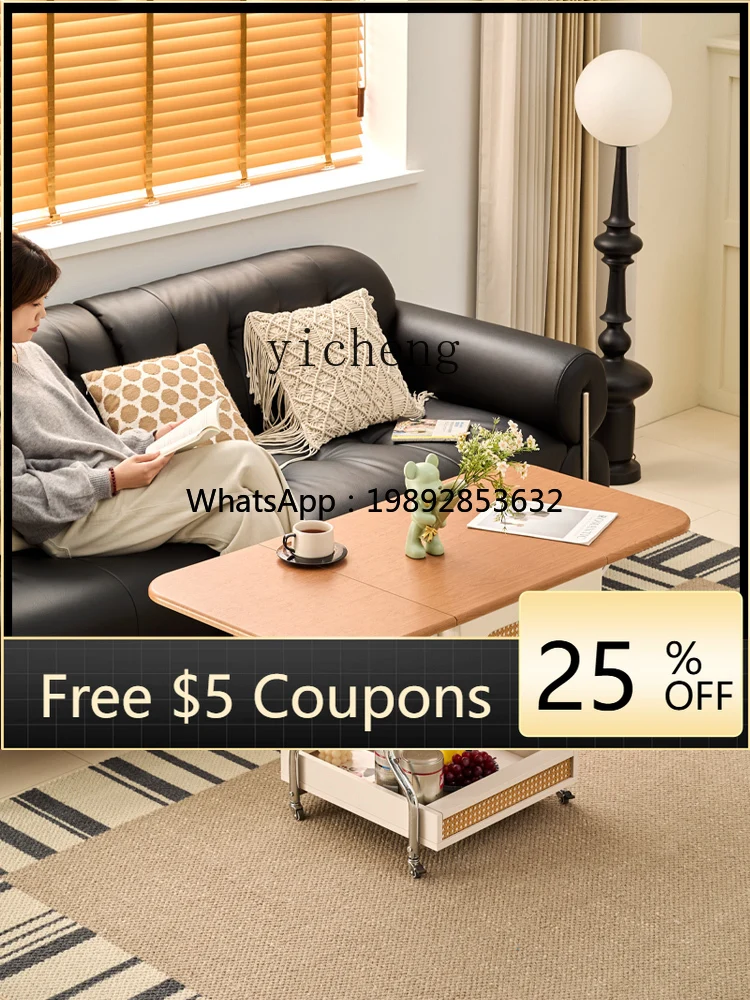 R1  Foldable Coffee Table Modern Simple Small Household Easy to Use