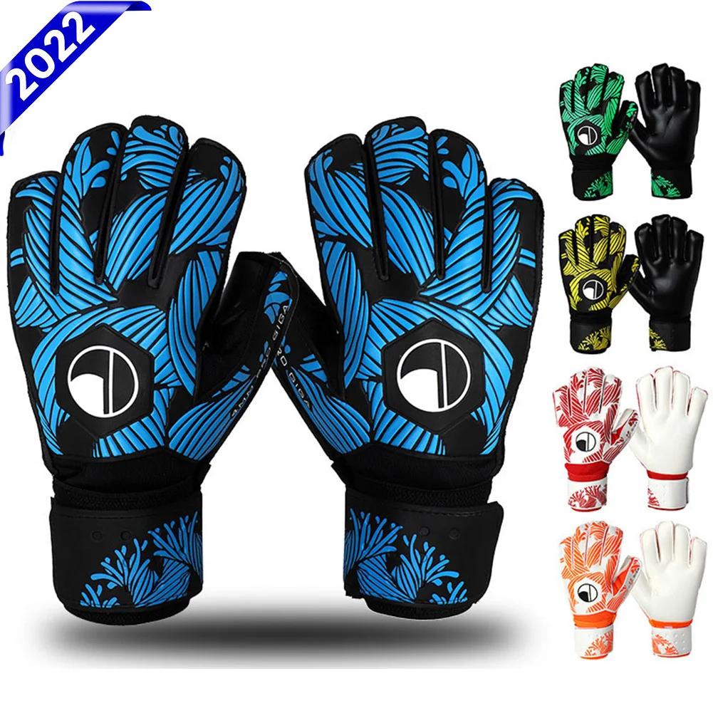 

New Design Soccer Goalkeeper Glvoes Latex Finger Protection Children Adults Football Goalie Gloves