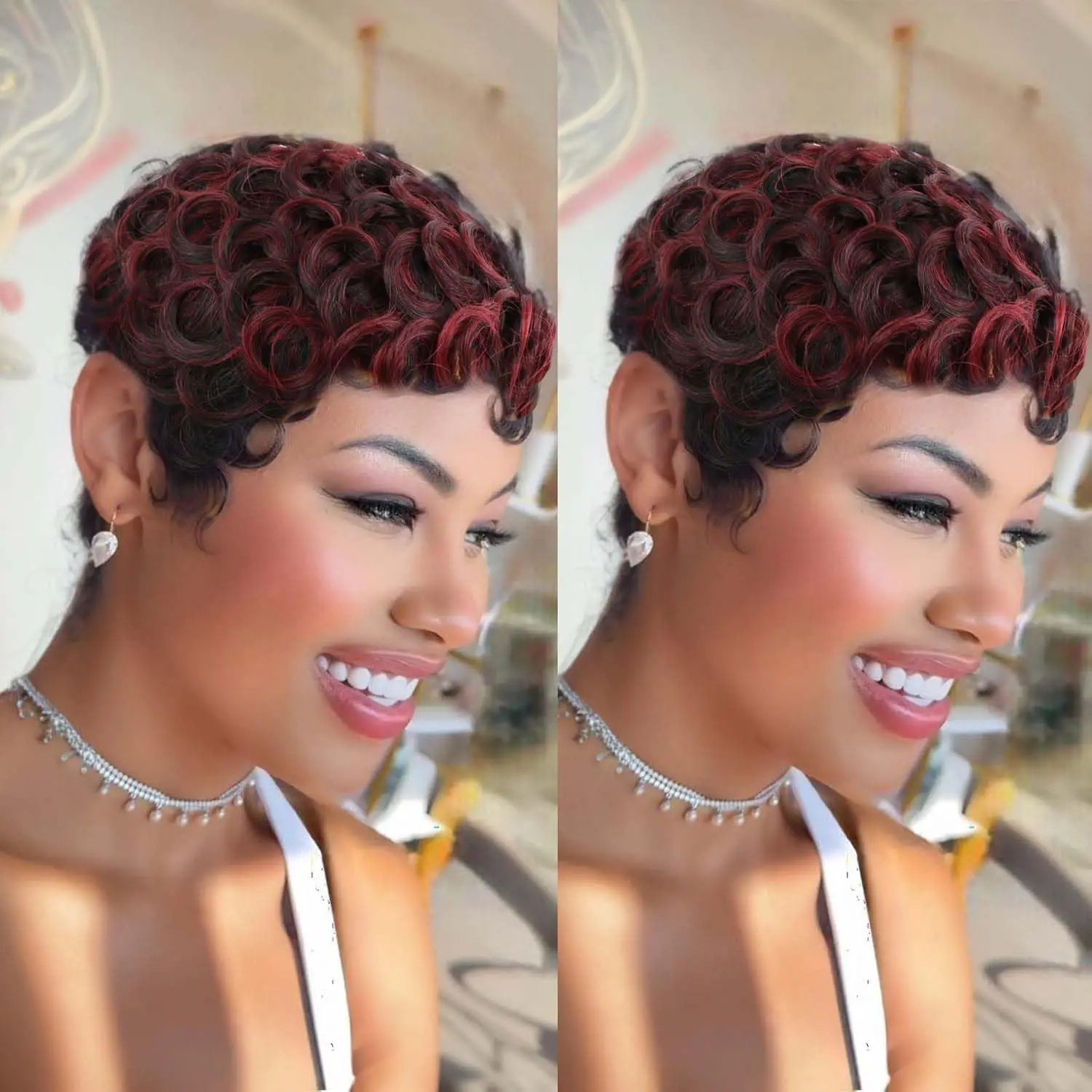  Human Hair Wig Sh… - image