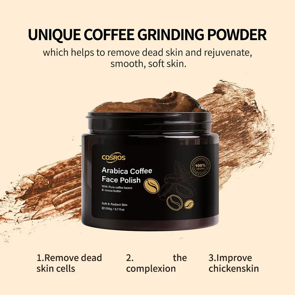 Coffee Body Scrub Cream Exfoliating Bleach Elbow Underarm Remove Whitening Scrub Pigmentation Knee Dead Care Shower Skin I3I5