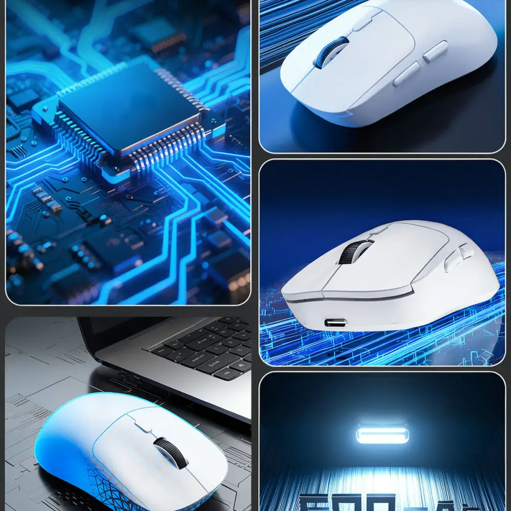 Tri Mode Wireless Mouse Rechargeable Bluetooth Silent Optical Mice For Laptop Computer PC Office Gaming Ergonomic Accessories