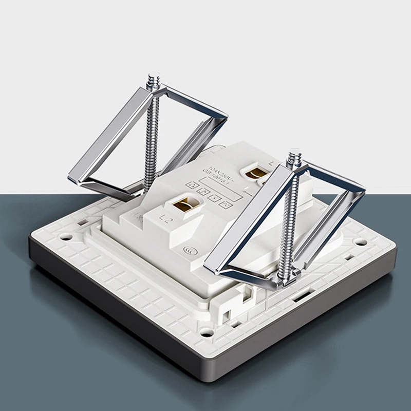 جهاز إصلاح مقبس الحائط الحديد والنايلون ، صندوق أسفل التبديل ، قضيب دعم ثابت ، الملحقات الكهربائية ، 84 نوع ، 118 ، 2 قطعة